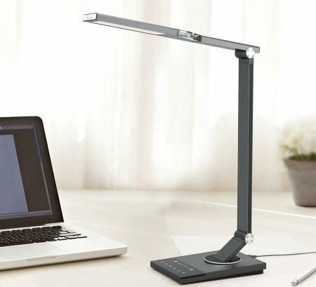 LED Desk Lamp, TaoTronics Stylish Metal Table Lamps
